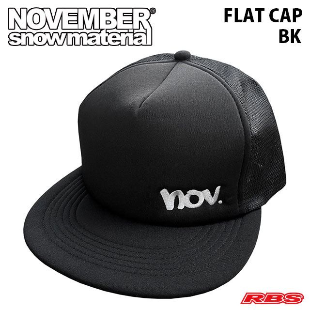 NOVEMBER FLAT CAP BK 日本正規品