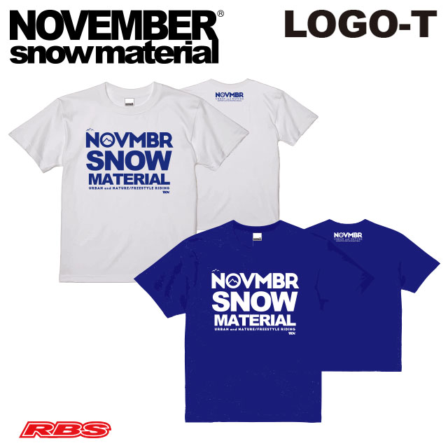 NOVEMBER Tシャツ 22-23 LOGO-T ノーベンバー スノーボード 日本正規品