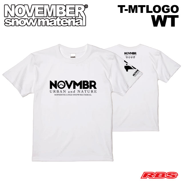 NOVEMBER Tシャツ T-MTLOGO【ノーベンバー 21-22 スノーボード】【日本正規品】