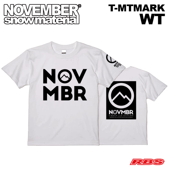 NOVEMBER Tシャツ T-MTMARK【ノーベンバー 21-22 スノーボード】【日本正規品】