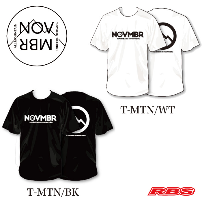 NOVEMBER Tシャツ T-MTN 【ノーベンバー 19-20 スノーボード】【日本正規品】