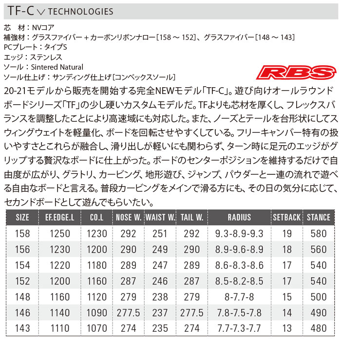 OGASAKA 20-21 (オガサカ) TF-C 日本正規品 予約商品