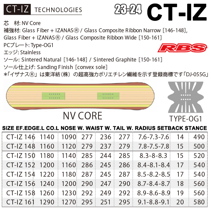 OGASAKA 23-24 (オガサカ) CT-IZ 日本正規品