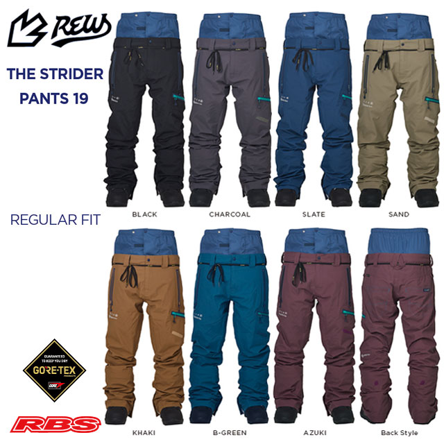 REW 22-23 THE STRIDER PANTS REGULAR FIT 日本正規品 予約商品