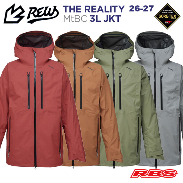 REW 26-27 THE REALITY MtBC JKT GORE-TEX 3LAYER 日本正規品 予約商品