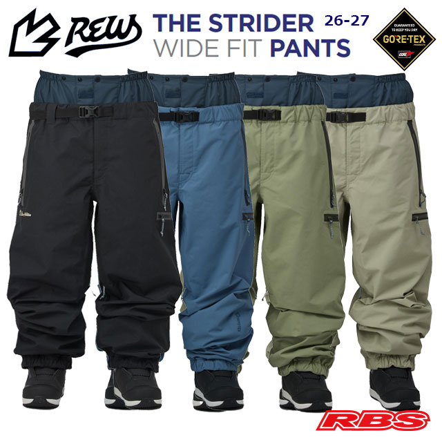 REW 26-27 THE STRIDER WIDE FIT PANTS 日本正規品 予約商品