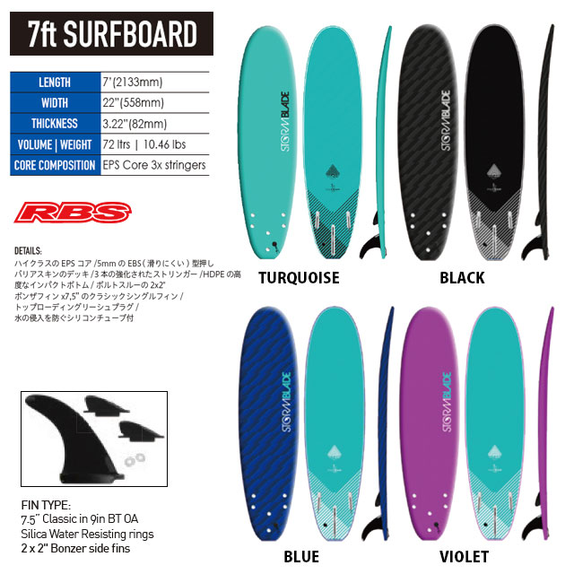 STORMBLADE 7 SURFBOARD 日本正規品